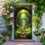 cheap Door Covers-Landscape Door Decorations Door Covers Forest Tree Door Tapestry Door Curtain Decoration Backdrop Indoor/Outdoor Door Banner for Front Door Farmhouse