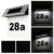 cheap Outdoor Wall Lights-Solar Stainless Steel Address Sign Light – LED Outdoor Wall Light for Home, Garden, Street and Courtyard | Waterproof Solar Night Light 1pc