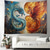cheap Animal Tapestries-Fantasy Hanging Tapestry Phenix Dragon Wall Art Large Tapestry Mural Decor Photograph Backdrop Blanket Curtain Home Bedroom Living Room Decoration
