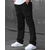 preiswerte Cargohosen-Herren Cargohose Cargohosen Hose Hosen Kordelzug Elastische Taille Multi Pocket Glatt tragbar Outdoor Täglich Campen und Wandern Modisch Klassisch Schwarz Armeegrün