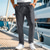ieftine Vacanţă-Bărbați Pantaloni de in Pantaloni Pantaloni de vară Pantaloni de plajă Cordon Talie elastică Picior drept Simplu Confort Respirabil Casual Zilnic Concediu Modă Stil Clasic Albastru piscină Negru