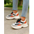 voordelige Damessneakers-dikke dad sneakers voor dames – witte en oranje modieuze platform hardloopschoenen voor casual, streetwear en sportieve stijl