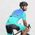 billiga Tröjor för män-Herr Cykeltröja Lutning Bokstav &amp; Nummer Kortärmad Cykel T-shirt Tröja med 3 bakfickor Bergscykling Snabb tork Anatomisk design Uppsugande Andningsfunktion sporter Röd Blå Grön Kläder
