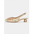 cheap Semi-Formal-Slingback Wedding Shoes with Beaded Detail for Women - Ivory Crystal-Embellished Flats for Bridal Occasions
