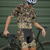abordables Maillots pour hommes-Homme Maillot de cyclisme Camouflage Manche Courte Cyclisme T-shirt Maillot avec 3 poches arrière VTT Vélo tout terrain Séchage Rapide Design Anatomique Évacuation de l'Humidité Respirant Des sports