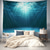 זול שטיחון חוף האוקיינוס-נוף אוקיינוס כחול טפסטי תלוי אמנות קיר טפסטי גדול קיר מראה תפאורה צילום רקע שמיכה וילון לבית חדר שינה סלון קישוט