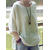 cheap Blouses &amp; Shirts-Women&#039;s Shirt Blouse Solid Color Stylish Casual 3/4 Length Sleeve Crew Neck Regular Tops Daily Black White Wine Khaki Summer Spring