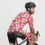 cheap Men&#039;s Clothing Sets-Men&#039;s Cycling Jersey with Shorts Short Sleeve Mountain Bike MTB Road Bike Cycling Black Red Navy Blue Floral Botanical Bike Spandex Sports Floral Botanical Clothing Apparel