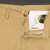 cheap Outdoor-Men&#039;s Cargo Shorts Shorts Summer Shorts Multi Pocket Flap Pocket Plain Comfort Wearable Knee Length Outdoor Sport Daily Fashion Casual Black White