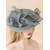 cheap Party Hats-Fascinators Tulle Sinamay Hat Wedding Elegant Vintage With Feather Headpiece Headwear Derby Hats Race Day Dress 2025
