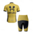 cheap Men&#039;s Clothing Sets-Men&#039;s Cycling Jersey with Shorts Short Sleeve Mountain Bike MTB Road Bike Cycling Yellow Orange Gray Graphic Bike Spandex Sports Graphic Clothing Apparel