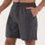 voordelige actieve herenshorts-Voor heren Atletische korte broek Korte broek Hardloopshorts Sportbroek Zak Trekkoord Elastische taille Effen Comfort Sneldrogend Korte Buitensporten Dagelijks Uitgaan Modieus Casual Zwart Rood