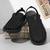 voordelige Vakantiesandalen-Heren bruine instapsandalen voor buiten met gevlochten details, casual stijl voor zomer- en strandactiviteiten