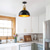 preiswerte Pendelleuchte-Industrielle Retro-Pendelleuchte aus Metall, Kronleuchter, moderner Bauernhausbalkon, Flur, dekorative Beleuchtungskörper, Nachttischlampe, schwarze Hängelampe, 1 Kopf, 110–240 V