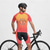 billiga Tröjor för män-Herr Cykeltröja Lutning Bokstav &amp; Nummer Kortärmad Cykel T-shirt Tröja med 3 bakfickor Bergscykling Snabb tork Anatomisk design Uppsugande Andningsfunktion sporter Röd Blå Grön Kläder
