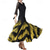 cheap Ballroom Dancewear-Women&#039;s Elegant Dance Hall Latin Dance Party Long Skirt with Layered Hem
