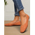 billige Flate sko til kvinner-klassiske, imiterte semskede damemodeller med firkantet tå slip-on for hverdagsbruk, kontor og reise