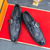 cheap Semi-Formal-Men&#039;s Patent Leather Burgundy Loafers with Crocodile Texture and Buckle Detail – Elegant Slip-On Shoes for Formal Occasions and Business Wear