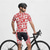 cheap Men&#039;s Clothing Sets-Men&#039;s Cycling Jersey with Shorts Short Sleeve Mountain Bike MTB Road Bike Cycling Black Red Navy Blue Floral Botanical Bike Spandex Sports Floral Botanical Clothing Apparel
