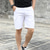 cheap Outdoor-Men&#039;s Cargo Shorts Shorts Summer Shorts Multi Pocket Flap Pocket Plain Comfort Wearable Knee Length Outdoor Sport Daily Fashion Casual Black White