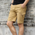 cheap Outdoor-Men&#039;s Cargo Shorts Shorts Summer Shorts Multi Pocket Flap Pocket Plain Comfort Wearable Knee Length Outdoor Sport Daily Fashion Casual Black White