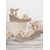 billige Kilesandaler-kilesandaler med blomsterutsmykning for kvinner – plattformsandaler med åpen ankelrem for sommer, strand og bryllup
