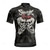 cheap Men's Jerseys-Men's Cycling Jersey Skull Short Sleeve Bike Tee Tshirt Jersey with 3 Rear Pockets Mountain Bike MTB Quick Dry Anatomic Design Wicking Breathable Sports Black Clothing Apparel