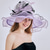 cheap Party Hats-Hats Organza Sun Hat Holiday Tea Party Cocktail Elegant Vintage Cute With Floral Headpiece Headwear