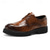 cheap Formal-Men&#039;s Brown Derby Shoes - Faux Leather with Crocodile Texture Embossing, Stylish and Versatile Footwear for Men, Ideal for Casual, Office and Everyday Wear