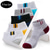 cheap Men's Socks-Men's 5 Pairs Multi Packs Socks Running Socks Casual Socks Yellow Red Color Color Block Vacation Sports &amp; Outdoor Daily Basic Medium Spring Fall Fashion Casual