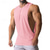 billiga Gym-toppar-Herr Linne Undertröjor Ärmlös tröja Ärmlös Rund hals Sommar Slät Mode Designer Grundläggande Grundläggande Semester Gata Utekväll Svart Vit Rodnande Rosa Topp t-shirt för män