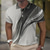 billige Geometrisk polo for menn-Herre Geometrisk Linje Vaffel poloskjorter Kortermet Poloskjorter Skjorter med krage Fritid Business Casual utendørs treningsklær Dagligdagstøy 3D-utskrift Knapper Sommer Svart Blå Lilla