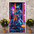 cheap Door Covers-Neon Samurai Door Decorations Door Covers Door Tapestry Door Curtain Decoration Backdrop Indoor/Outdoor Door Banner for Front Door Farmhouse