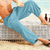 preiswerte Klassiker-Herren Leinenhosen Sommerhose Strandhose Haremshose Kordelzug Tasche Elastischer Bund Einfach Komfort Atmungsaktiv Knöchellang Täglich Strand Urlaub Hawaiianisch Boho Meerblau Schwarz