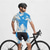 billiga Klädsatser för män-Herr Cykeltröja med shorts Kortärmad Bergscykling Vägcykling Gul Blå Grön Graffiti Cykel Elastan sporter Graffiti Kläder