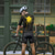billiga Klädsatser för män-Herr Cykeltröja med shorts Kortärmad Bergscykling Vägcykling Gul Blå Grön Graffiti Cykel Elastan sporter Graffiti Kläder