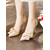preiswerte Braut-Satin-Pumps mit Schleife und Knöchelriemen für Damen – spitze Stiletto-Brautschuhe für formelle Hochzeiten