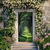 cheap Door Covers-Landscape Door Decorations Door Covers Forest Tree Door Tapestry Door Curtain Decoration Backdrop Indoor/Outdoor Door Banner for Front Door Farmhouse