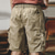economico All&amp;#39;aperto-Per uomo Pantaloncini modello cargo Pantaloncini Bermuda Maglia da escursione A cordoncino Vita elastica Multi tasca Liscio Traspirazione umidità Indossabile Lunghezza del ginocchio Esterno Informale