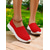 cheap Women's Sneakers-Slip-On Sneakers for Women – Breathable Woven Design with Comfortable Soles, Ideal for Spring and Summer Casual Outings