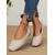 billige Flate sko til kvinner-klassiske, imiterte semskede damemodeller med firkantet tå slip-on for hverdagsbruk, kontor og reise