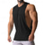 billiga Gym-toppar-Herr Linne Undertröjor Ärmlös tröja Ärmlös Rund hals Sommar Slät Mode Designer Grundläggande Grundläggande Semester Gata Utekväll Svart Vit Rodnande Rosa Topp t-shirt för män