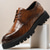 cheap Formal-Men&#039;s Brown Derby Shoes - Faux Leather with Crocodile Texture Embossing, Stylish and Versatile Footwear for Men, Ideal for Casual, Office and Everyday Wear