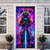 cheap Door Covers-Neon Samurai Door Decorations Door Covers Door Tapestry Door Curtain Decoration Backdrop Indoor/Outdoor Door Banner for Front Door Farmhouse