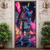 cheap Door Covers-Neon Samurai Door Decorations Door Covers Door Tapestry Door Curtain Decoration Backdrop Indoor/Outdoor Door Banner for Front Door Farmhouse