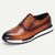 baratos Tênis de couro premium-tênis brogue masculino de couro legítimo – sapatos oxford vintage com bico fino feitos à mão com detalhes perfurados clássicos para uso profissional e casual