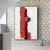 cheap Abstract Paintings-Large handmade white Red and black 3D textured abstract painting hand-painted hand painted modern abstract  oil painting Abstract Classic Modern painting wall art decoration