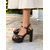 cheap Platform Sandals-Nude Platform Sandals for Women – Strappy High Heel Sandals with Buckle Detail, Trendy Footwear for Evening Outings and Special Occasions