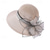 abordables Chapeaux de Fête-Chapeau Kentucky Derby en organza pour femme, fascinateurs, chapeau melon pour soirée de thé, mariage, église, chapeau, casquette de soleil