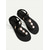 cheap Flat Sandals-Women's Bohemian Rhinestone Flat Sandals – Elegant T-Strap Summer Beach Sandals with Pearl Beaded Design for Vacation &amp; Casual Wear